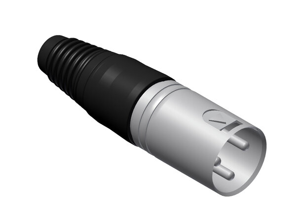 Procab VC3MX Kontakt/plugg XLR connector 3-pole Han cable bulk 